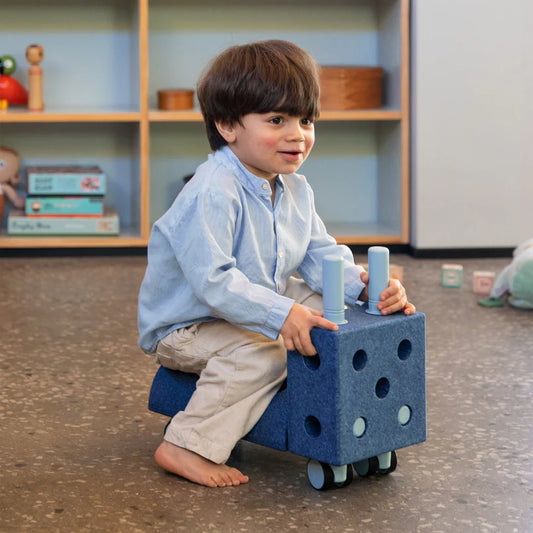 MODU Curiosity set za gradnju za djecu – set za kretanje i kreativnu igru (Tamnoplava)