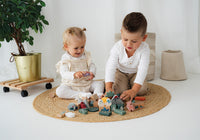 Drveni gradivni blokovi dinosauri – 50-dijelni set Dino