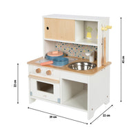 Terrazzo Mini - Kompaktna drvena kuhinja za male kuhare