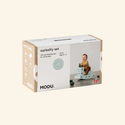 MODU Curiosity građevni komplet za djecu – kreativni set za kretanje (Ocean mint)