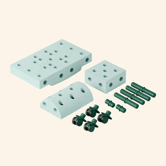 MODU Curiosity građevni komplet za djecu – kreativni set za kretanje (Ocean mint)