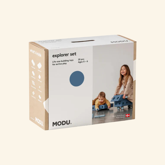 MODU Explorer građevinski komplet za djecu – set za kretanje, ravnotežu i aktivnu igru (Tamnoplava)