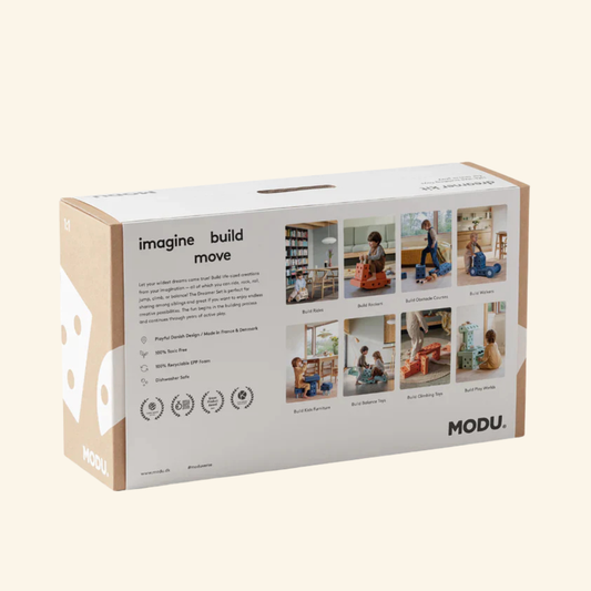 MODU Dreamer konstrukcijski set za djecu – veliki set za kreativnu i aktivnu igru (Tamnoplava)