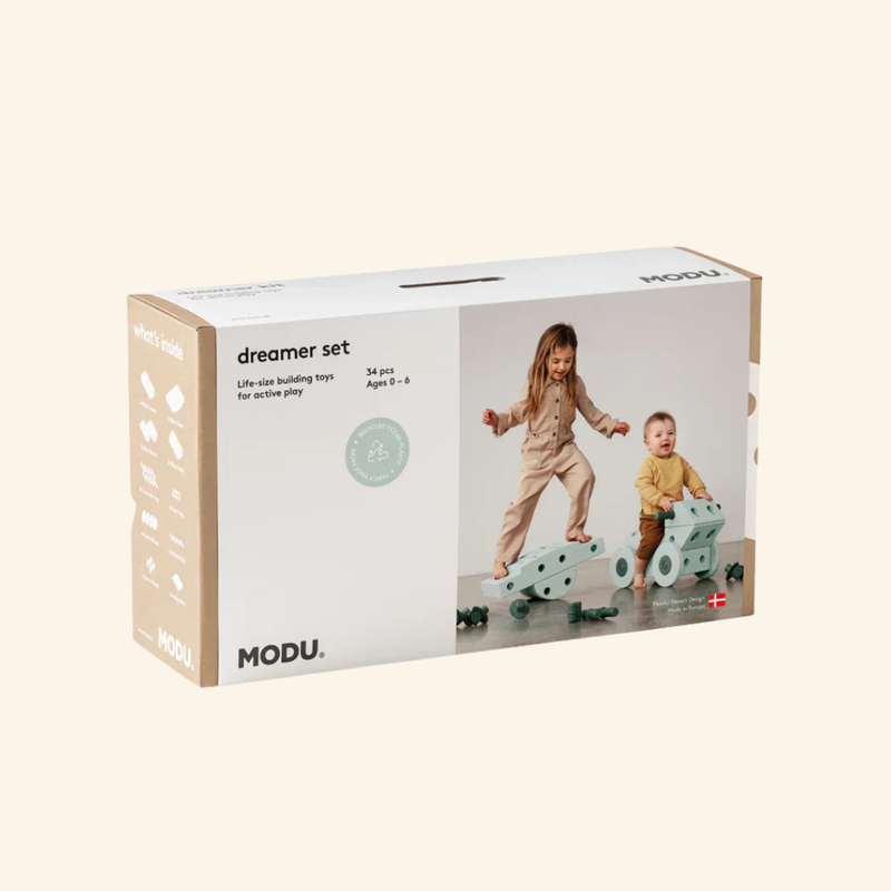 MODU Dreamer konstrukcijski set za djecu – veliki set za kreativnu i aktivnu igru (Ocean mint)