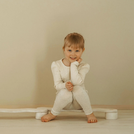 Montessori greda za ravnotežu za djecu – drvena staza za razvoj ravnoteže (POLKU S)