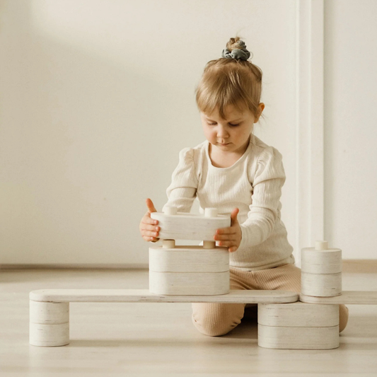 Montessori greda za ravnotežu za djecu – drvena staza za ravnotežu (POLKU M)