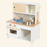 Terrazzo Mini - Kompaktna drvena kuhinja za male kuhare