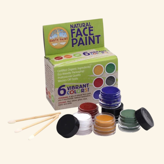 Prirodne boje za lice za djecu – set od 6 boja s aplikatorima