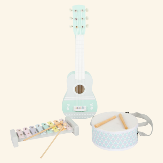 Dječji glazbeni set s bubnjem, gitarom i ksilofonom