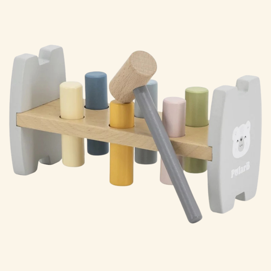 Drvena razvojna igračka set Grow-with-Me (12–18 m)